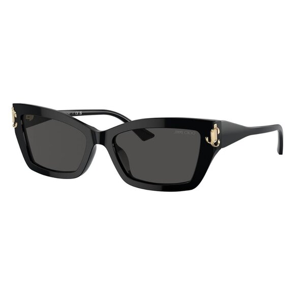 New JIMMY CHOO Black Cat Eye JC5011U 5000/87 Sunglasses Women - Picture 1 of 6